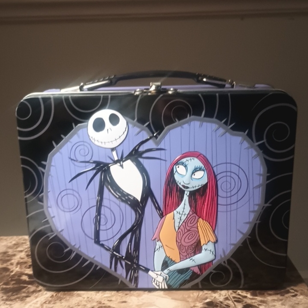 Bioworld Nightmare Before Christmas Purple and Black Tin